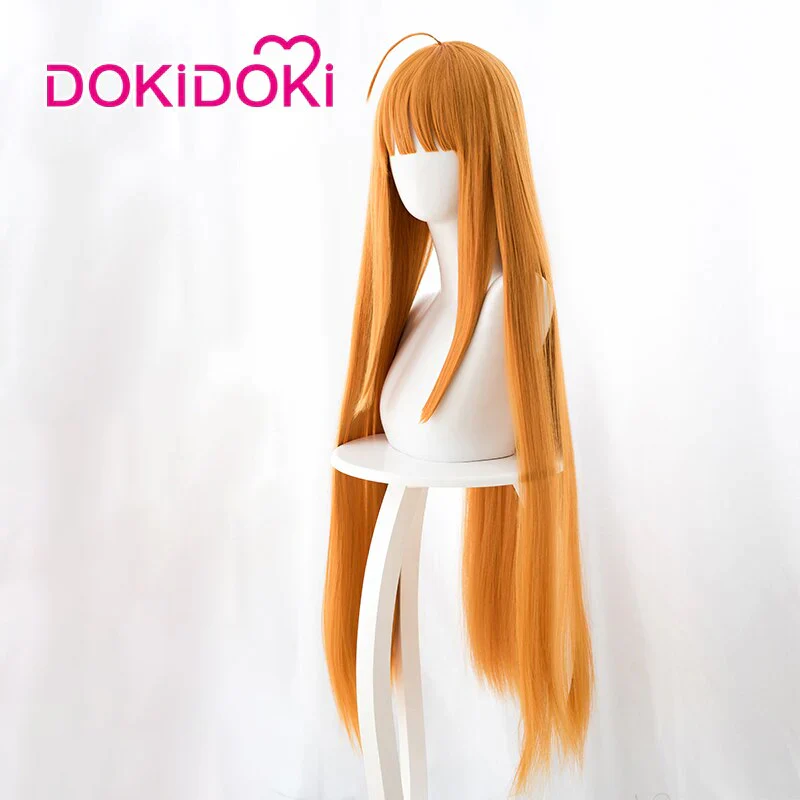 【Ready For Ship】DokiDoki Game Cosplay Wig Hair Women Long Straight Hair - Image 3