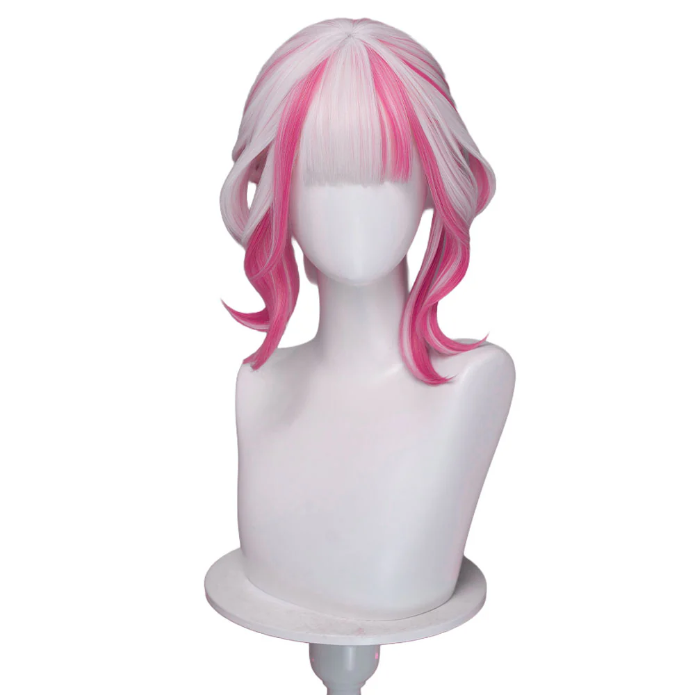 【Partially Ready For Ship】DokiDoki Game Cosplay Woman Wig Long Straight Black Purple Vengeance Skin Blood Kariudo Daring Daifuku - Image 23