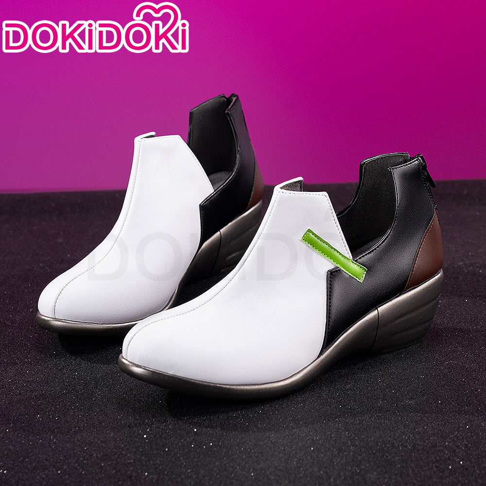 DokiDoki Game Cosplay Women Black White Shoes