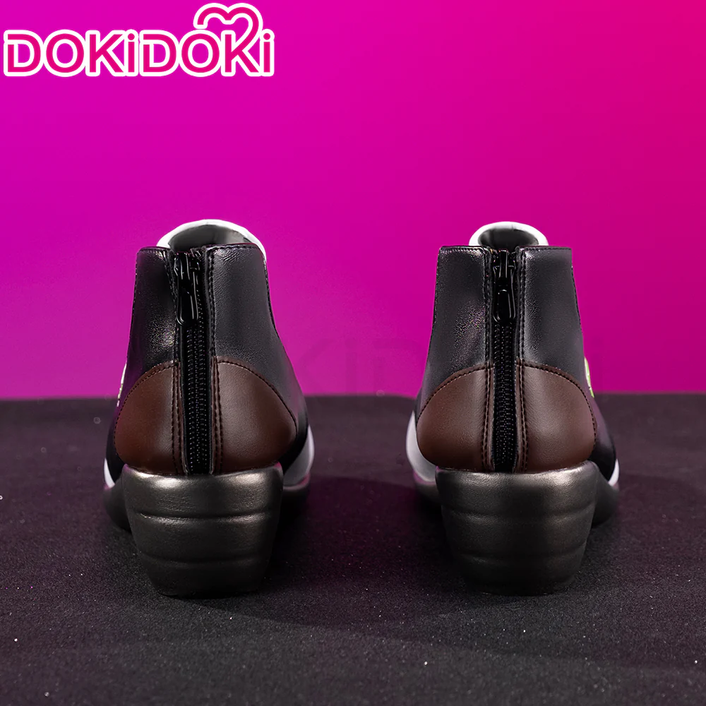DokiDoki Game Cosplay Women Black White Shoes - Image 2