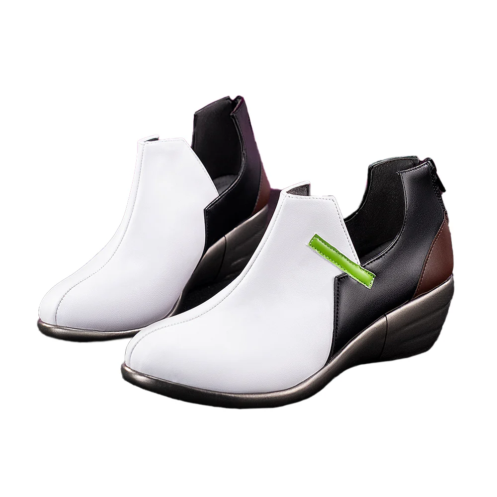 DokiDoki Game Cosplay Women Black White Shoes - Image 5