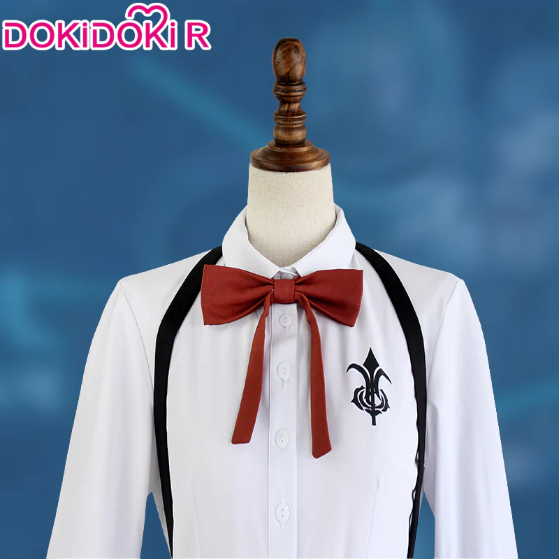 DokiDoki-R Game Cosplay Black White Dress Costume Halloween - Image 4