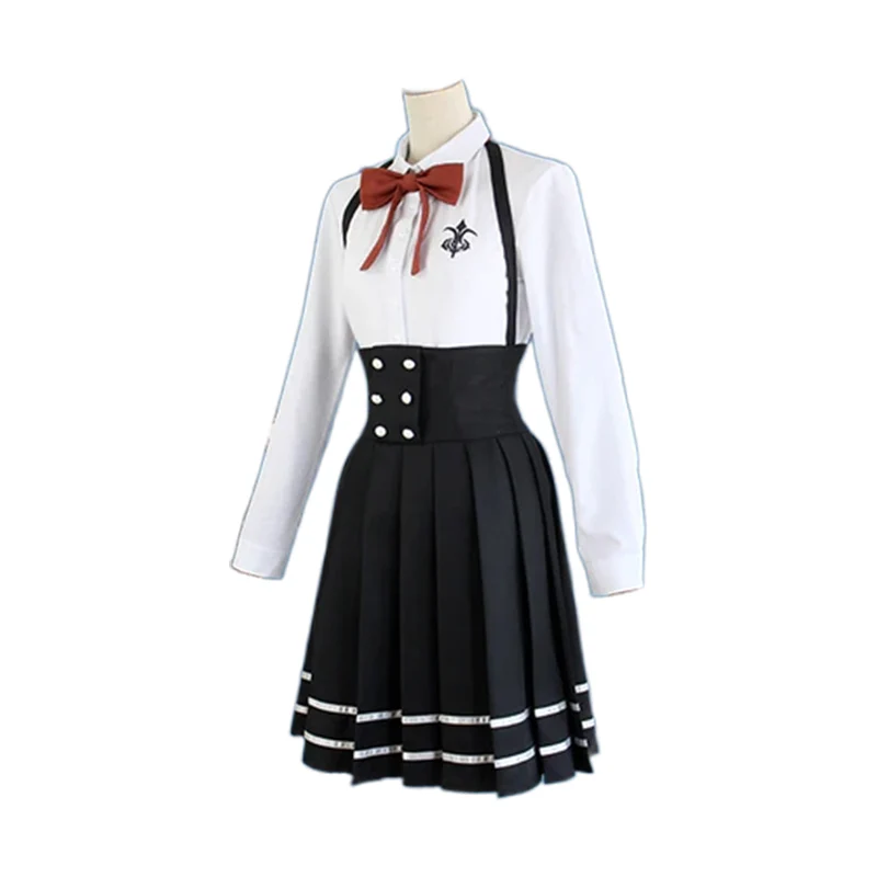 DokiDoki-R Game Cosplay Black White Dress Costume Halloween - Image 5