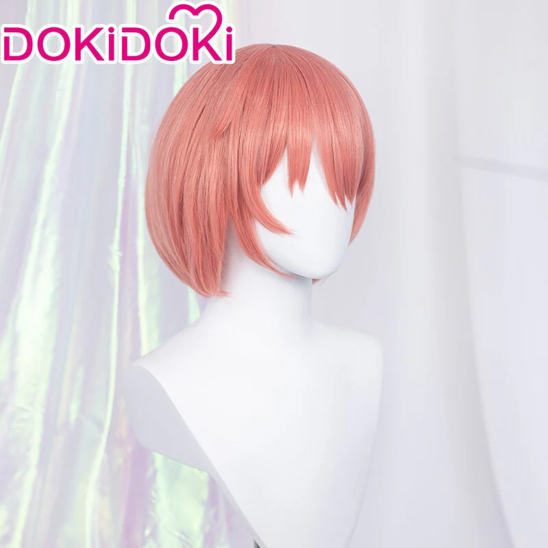【Ready For Ship】DokiDoki Game Literature Club Cosplay Wig / Hairband Sayori  Short Pink  DDLC - Image 3