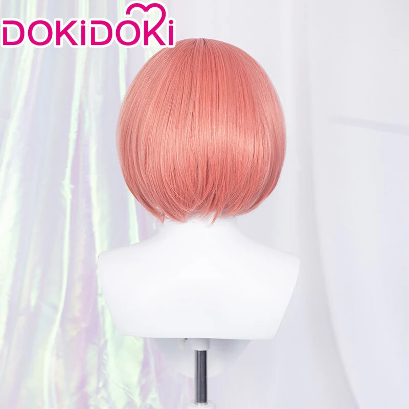 【Ready For Ship】DokiDoki Game Literature Club Cosplay Wig / Hairband Sayori  Short Pink  DDLC - Image 4