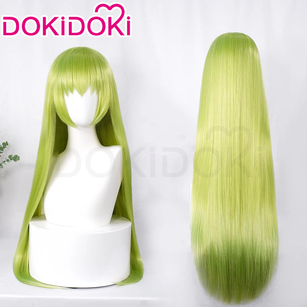 【Ready For Ship】DokiDoki Game Fate/Grand Order Cosplay Enkidu Wig Long Curly Green Hair FGO