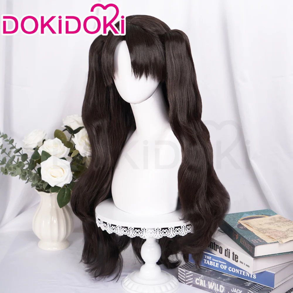 DokiDoki Game Fate/stay night Cosplay Tohsaka Rin Wig Long Brown Hair - Image 2