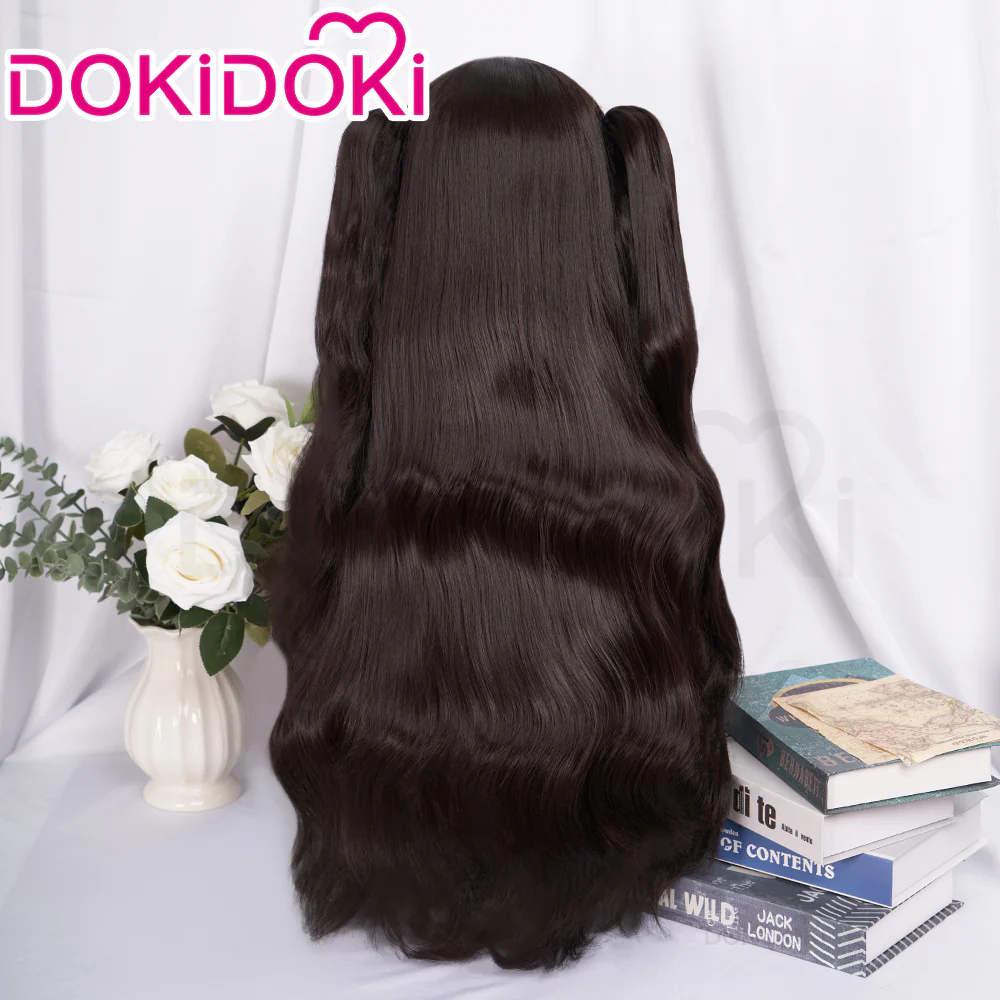 DokiDoki Game Fate/stay night Cosplay Tohsaka Rin Wig Long Brown Hair - Image 3