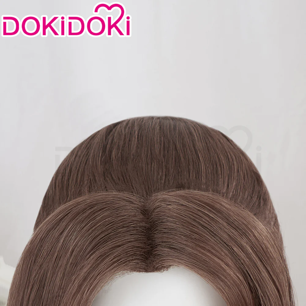 【Ready For Ship】DokiDoki Game Aeriith Cosplay Wig Blonde Hair Aeriith Gaiinsborough - Image 3