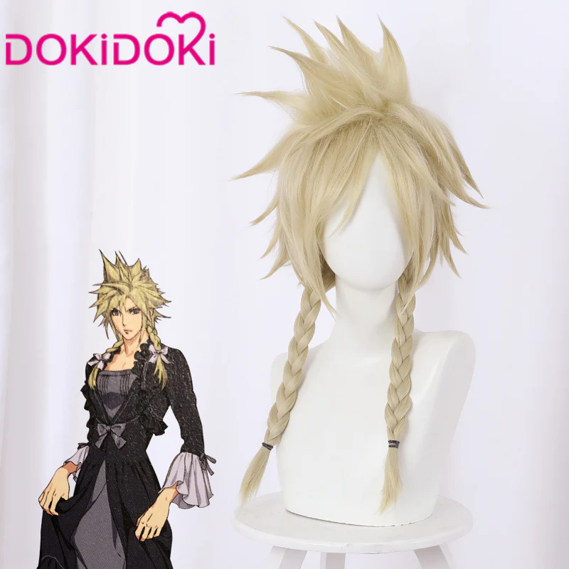 DokiDoki Game Clloud Striife Cosplay Wig Girls Ver Blone Men Hair