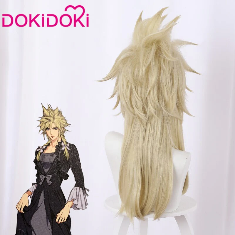DokiDoki Game Clloud Striife Cosplay Wig Girls Ver Blone Men Hair - Image 5
