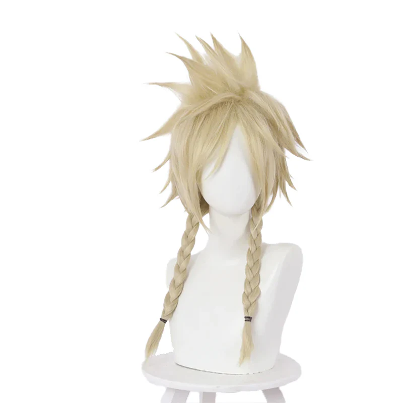 DokiDoki Game Clloud Striife Cosplay Wig Girls Ver Blone Men Hair - Image 6