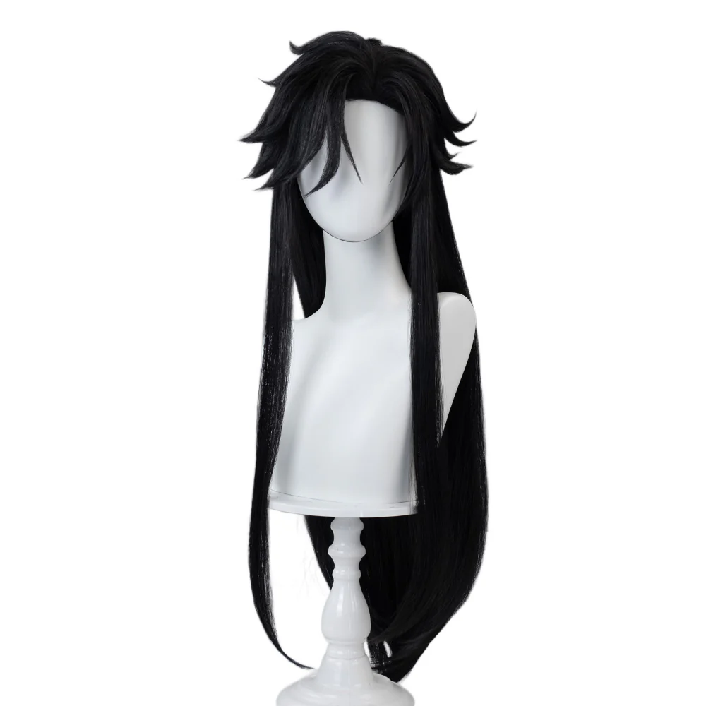 【Partially Ready For Ship】DokiDoki Game Genshin Impact Capitano Cosplay Wig / Mask Long Straight Red Hair Natlan The Captain - Image 10