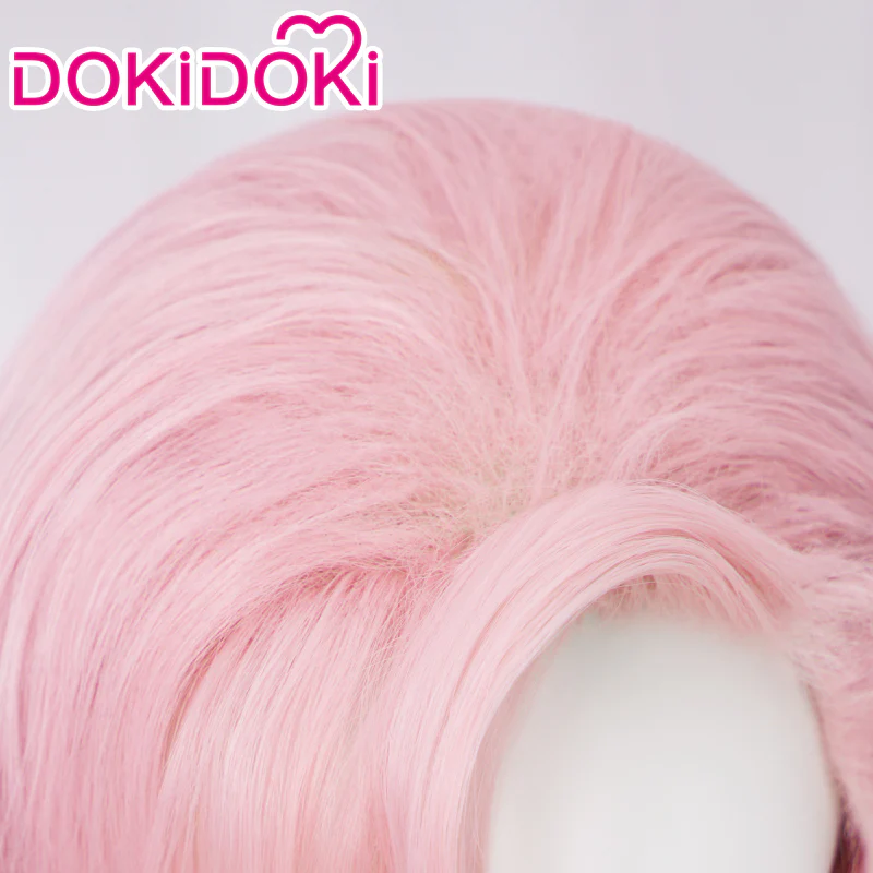 【Ready For Ship】DokiDoki Game Genshin Impact Cosplay Babel Wig Long Pink Green Highlight Curly Hair Eremite Scorching Loremaster - Image 3