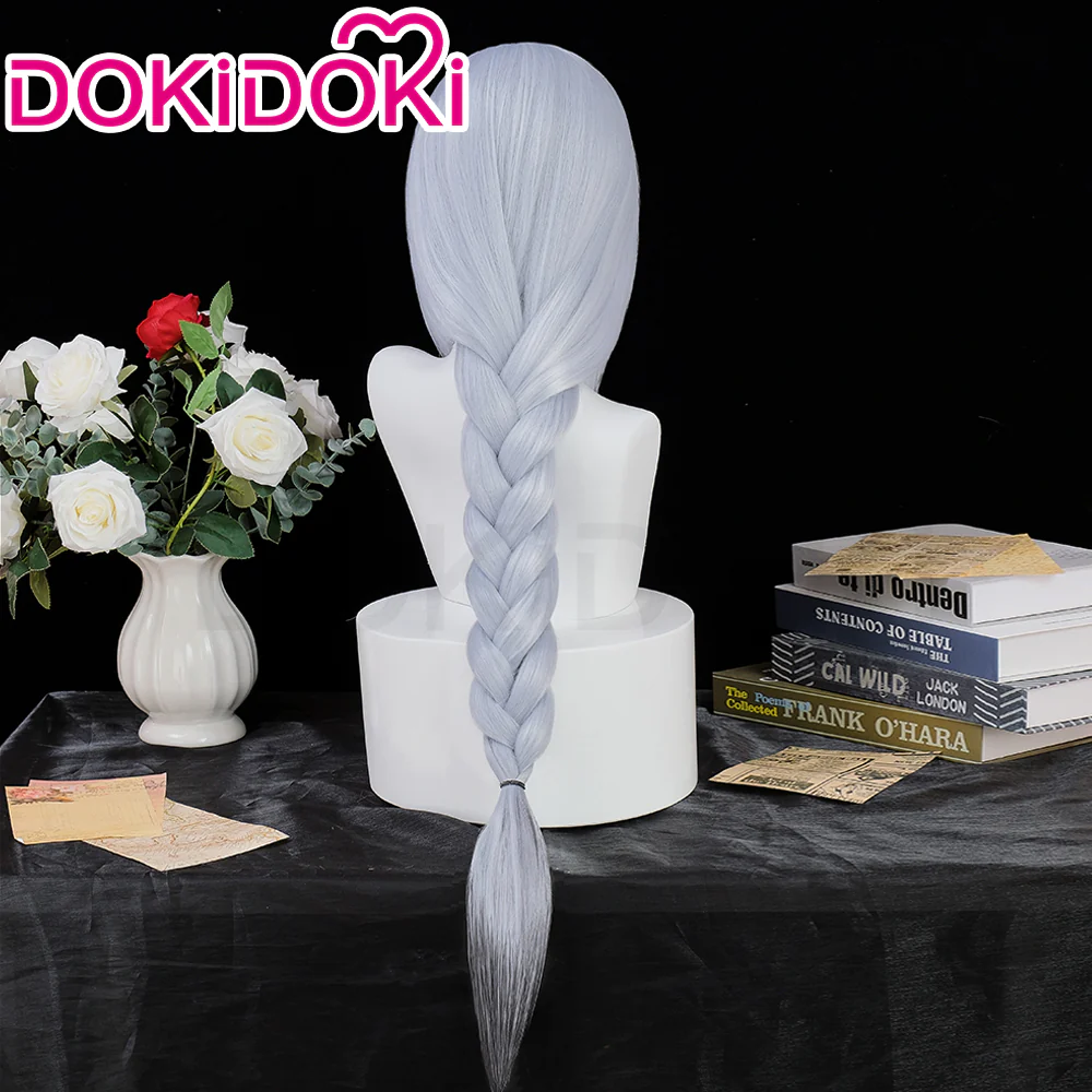 【Ready For Ship】DokiDoki Game Genshin Impact Cosplay Shenhe Cosplay Shen He Wig Long Dyeing Gradient - Image 3