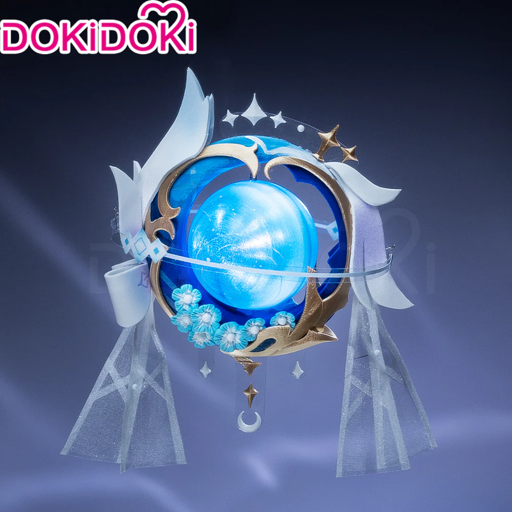 DokiDoki Game Genshin Impact Cosplay Columbina Prop Song of the Welkin Moon Nocturne's Curtain Call