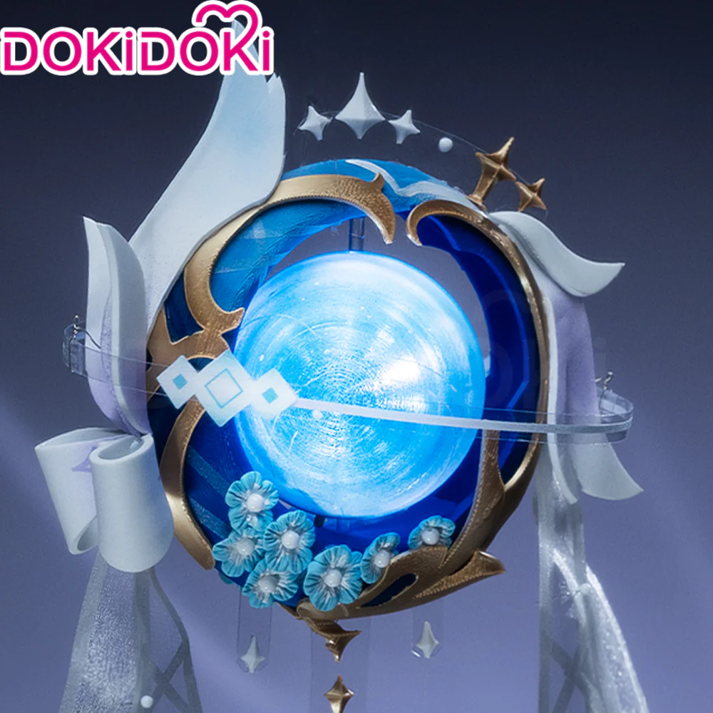DokiDoki Game Genshin Impact Cosplay Columbina Prop Song of the Welkin Moon Nocturne's Curtain Call - Image 3
