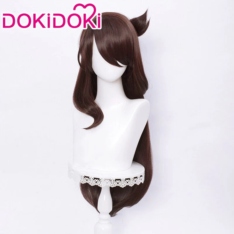 【Ready For Ship】DokiDoki Game Genshin Impact Cosplay Beidou cosplay  Wig Women Long Brown Wig / Accessories - Image 2