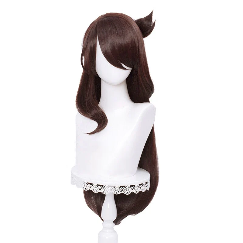 【Ready For Ship】DokiDoki Game Genshin Impact Cosplay Beidou cosplay  Wig Women Long Brown Wig / Accessories - Image 6
