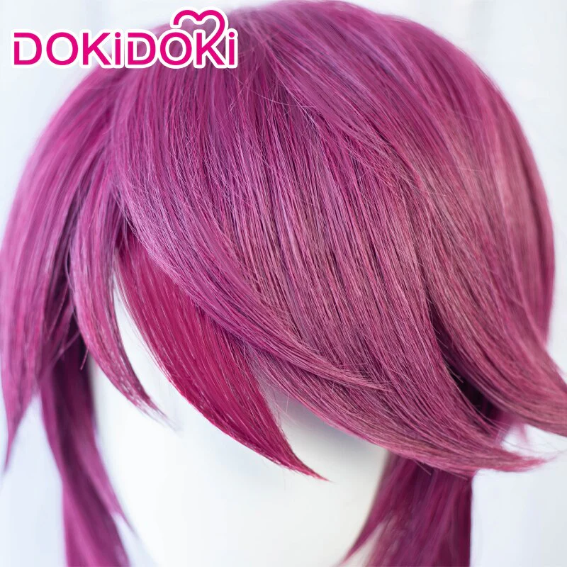【Ready For Ship】DokiDoki Game Genshin Impact Cosplay Rosaria Wig Women Purple Wig - Image 3