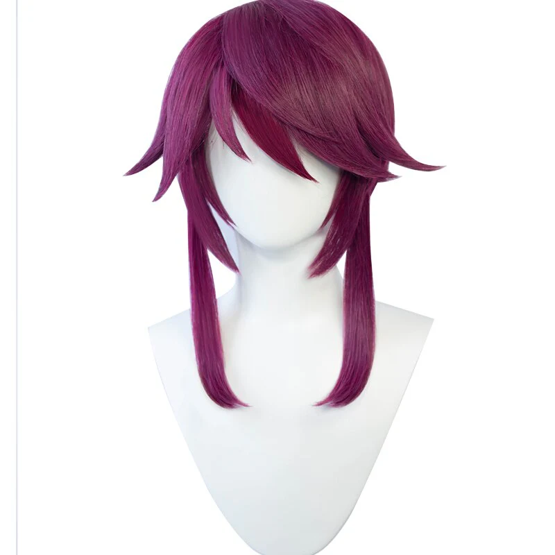 【Ready For Ship】DokiDoki Game Genshin Impact Cosplay Rosaria Wig Women Purple Wig - Image 5