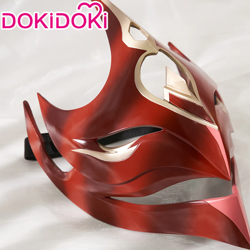 【IN STOCK】DokiDoki Game Genshin Impact Cosplay Tartaglia Childe Cosplay Mask - Image 3