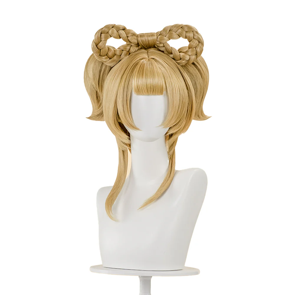 【Ready For Ship】【Last Batch】DokiDoki Game Genshin Impact Cosplay  Yaoyao Wig Women Yao Yao Light Brown Wig - Image 5