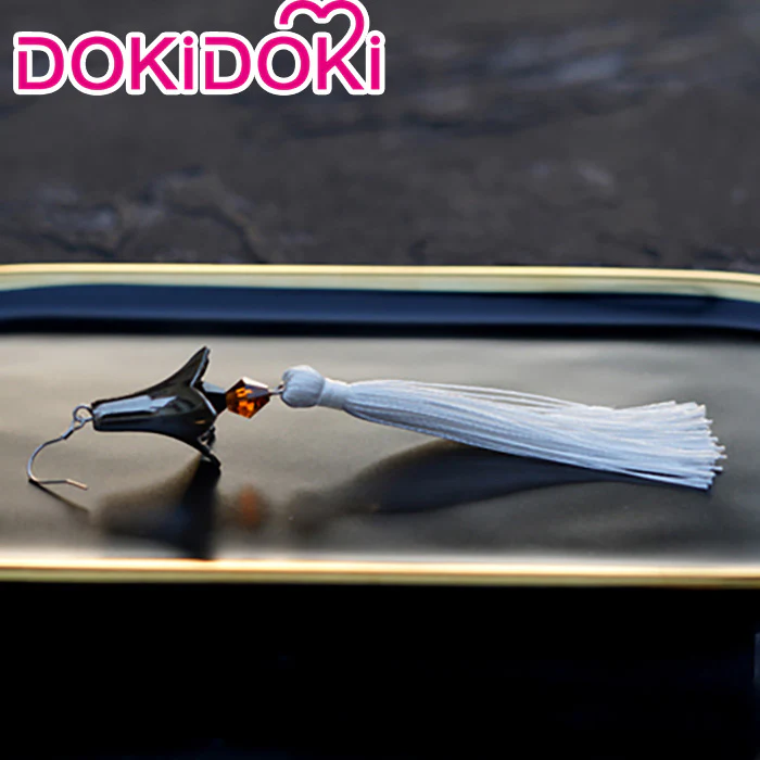 【Partially Ready For Ship】DokiDoki Game Genshin Impact Cosplay Halloween Zhongli Cosplay Earrings Zhong Li - Image 12