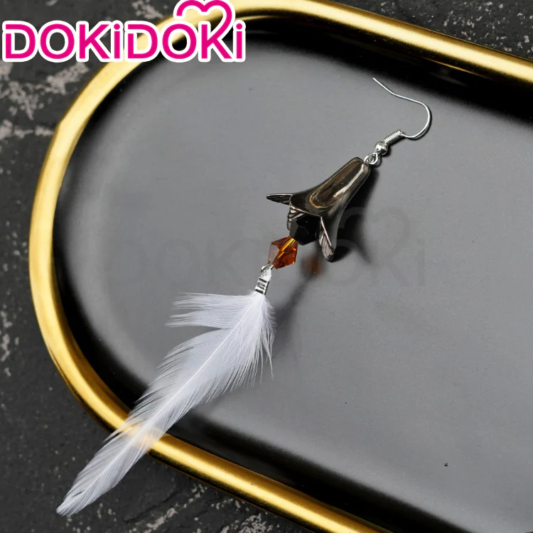 【Partially Ready For Ship】DokiDoki Game Genshin Impact Cosplay Halloween Zhongli Cosplay Earrings Zhong Li - Image 13