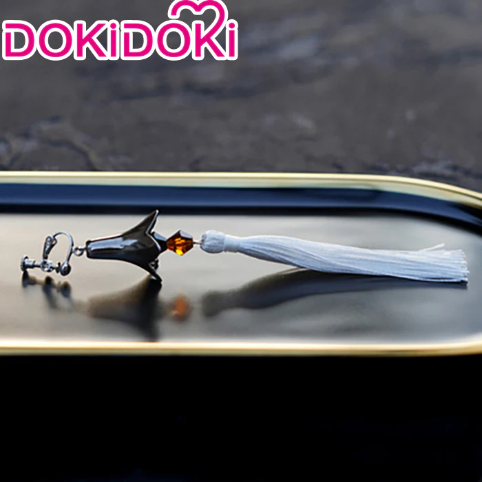 【Partially Ready For Ship】DokiDoki Game Genshin Impact Cosplay Halloween Zhongli Cosplay Earrings Zhong Li - Image 14