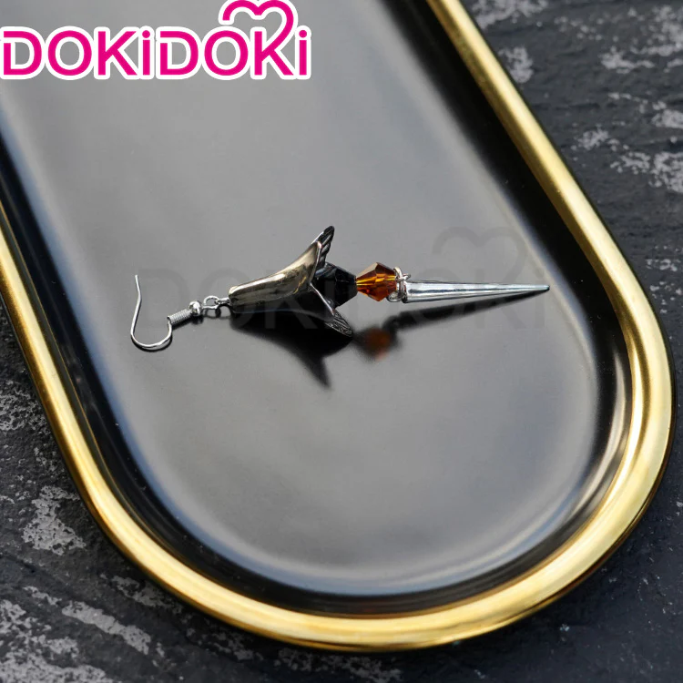 【Partially Ready For Ship】DokiDoki Game Genshin Impact Cosplay Halloween Zhongli Cosplay Earrings Zhong Li - Image 15