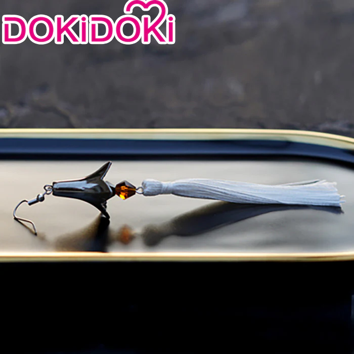 【Partially Ready For Ship】DokiDoki Game Genshin Impact Cosplay Halloween Zhongli Cosplay Earrings Zhong Li - Image 16