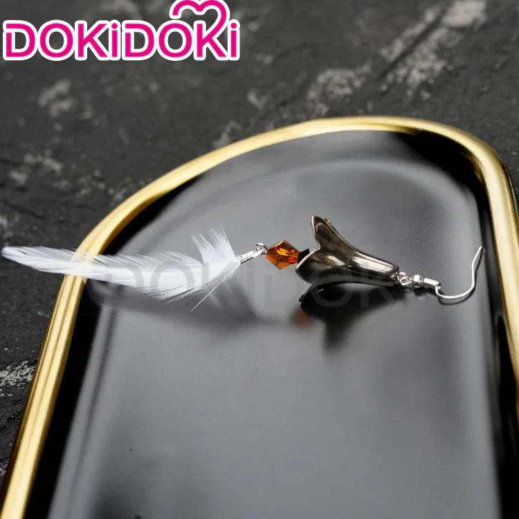 【Partially Ready For Ship】DokiDoki Game Genshin Impact Cosplay Halloween Zhongli Cosplay Earrings Zhong Li - Image 18