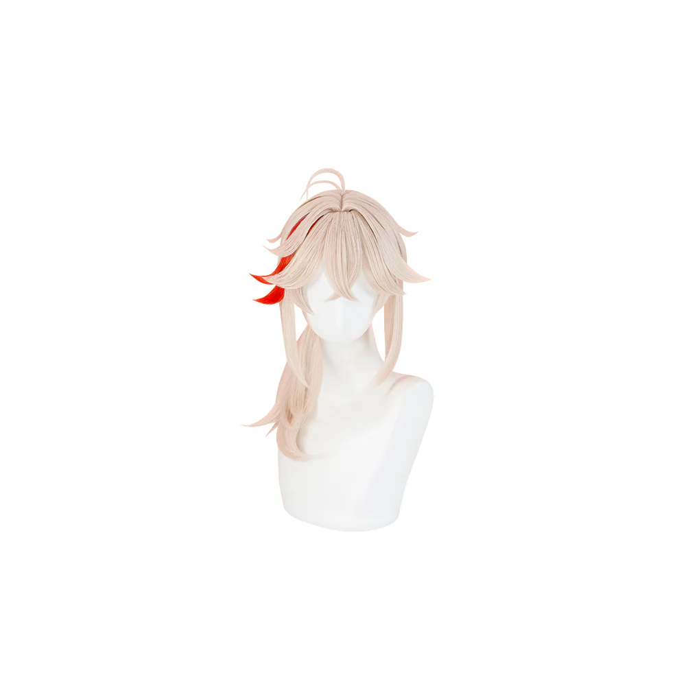 【Fluffy Ver Ready For Ship】DokiDoki Game Genshin Impact Cosplay Kazuha Wig Long Curly Red Wig Men - Image 11