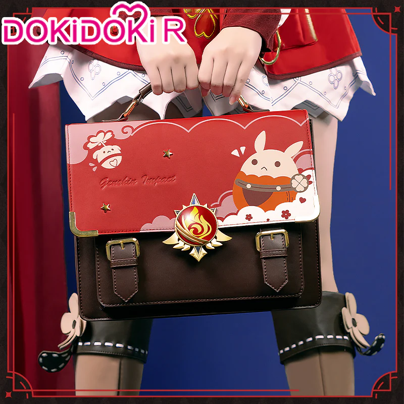 【In Stock】DokiDoki-R Game Genshin Impact Cosplay Klee Itabag Messenger Bag Courier Bag - Image 2