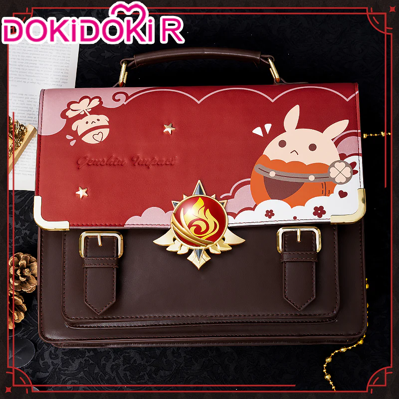 【In Stock】DokiDoki-R Game Genshin Impact Cosplay Klee Itabag Messenger Bag Courier Bag - Image 4