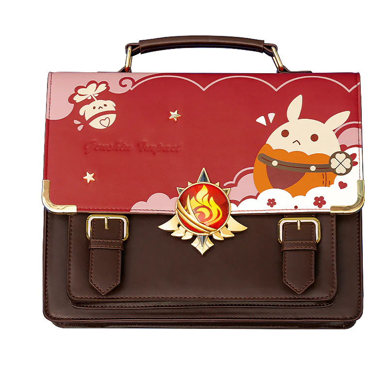 【In Stock】DokiDoki-R Game Genshin Impact Cosplay Klee Itabag Messenger Bag Courier Bag - Image 5