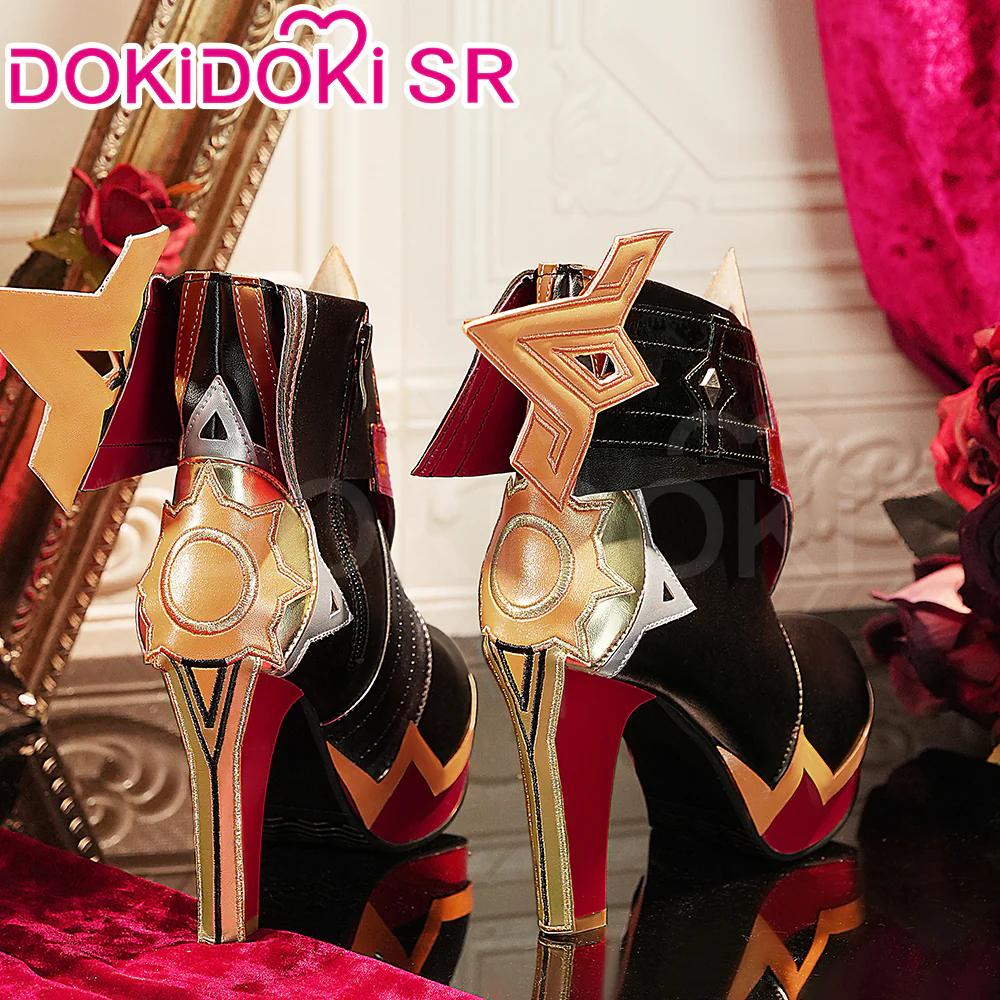 【Partially Ready For Ship】DokiDoki-SR Game Genshin Impact Cosplay Mavuika Shoes - Image 2