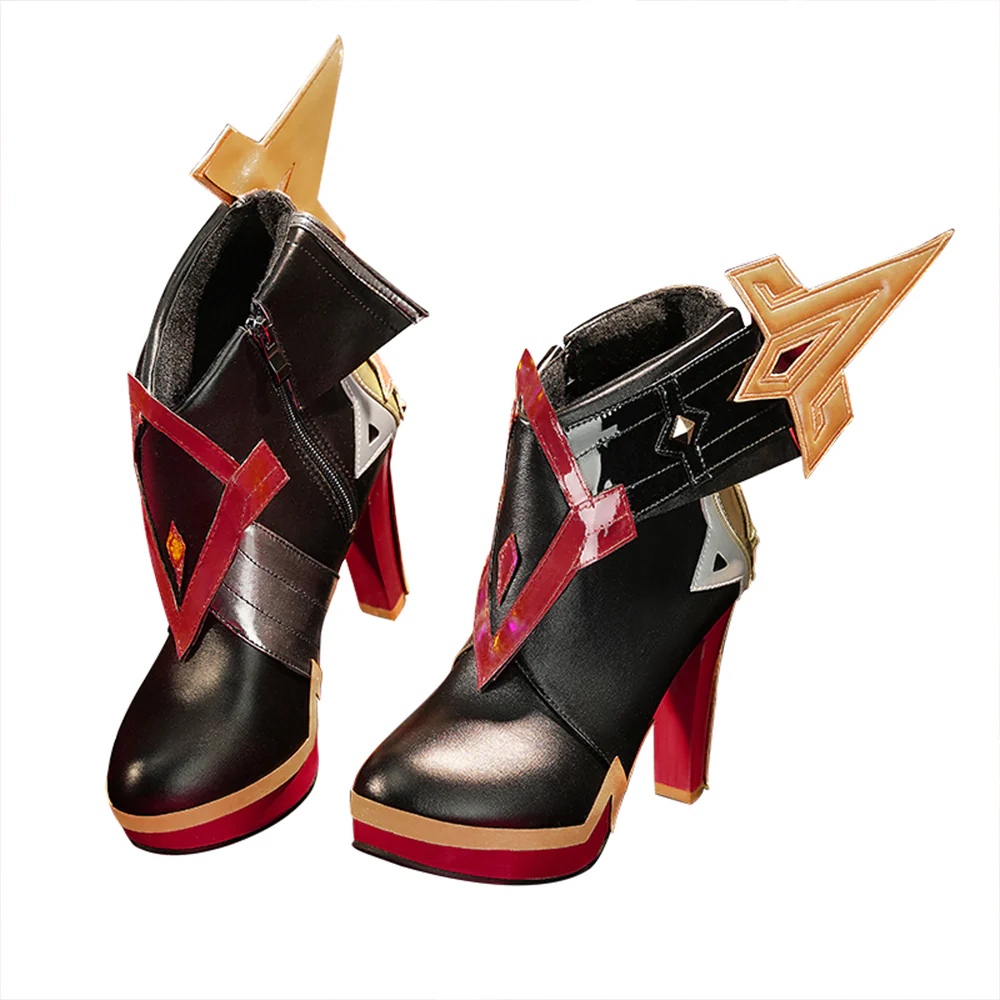 【Partially Ready For Ship】DokiDoki-SR Game Genshin Impact Cosplay Mavuika Shoes - Image 6