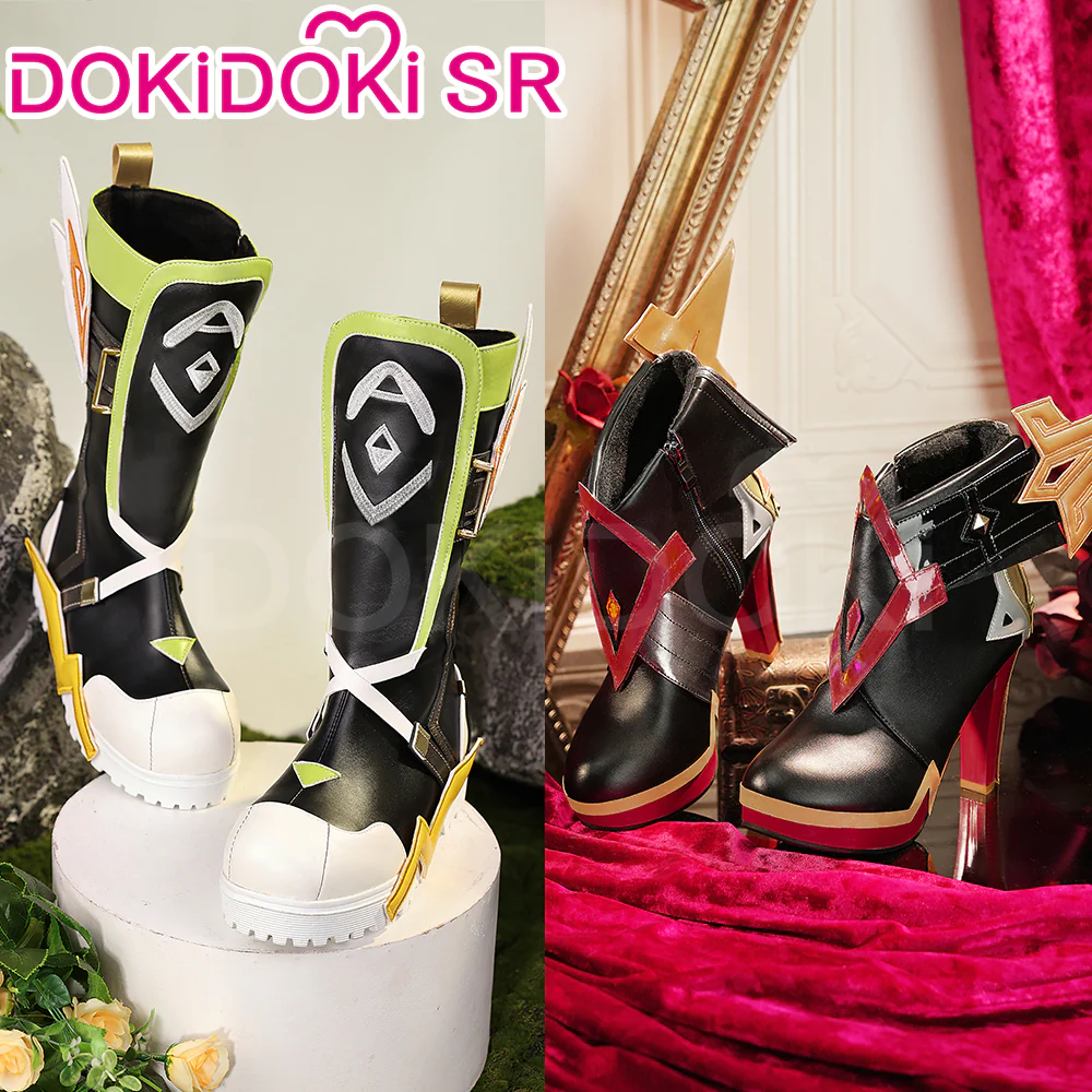 【Partially Ready For Ship】DokiDoki-SR Game Genshin Impact Cosplay Mavuika Shoes - Image 7