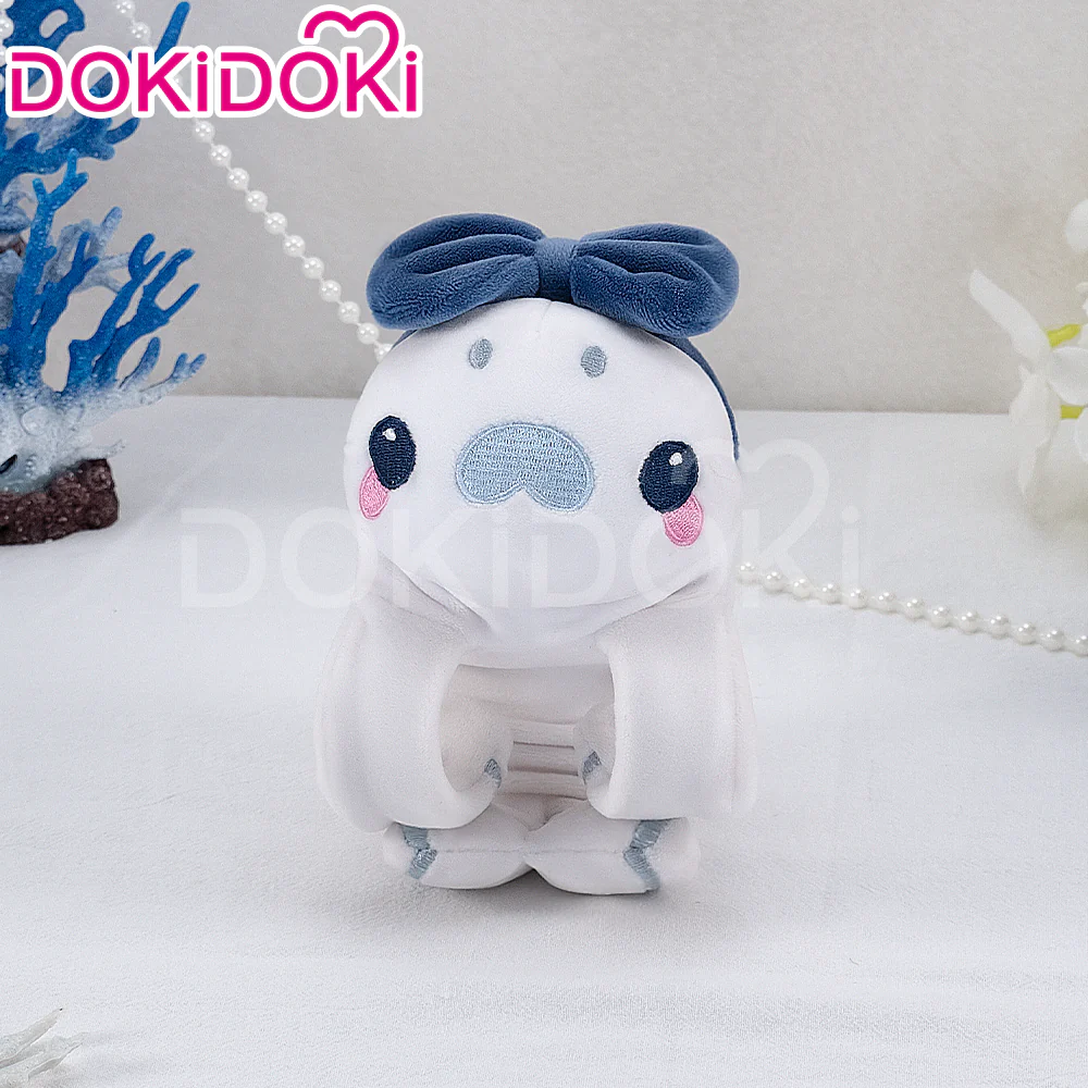 【Ready For Ship】【Last Batch】DokiDoki-SR Game Genshin Impact Cosplay Mualani Pink Pufferfish Bag Doll Plushies Backpack/ Papa Circle Plastic Wristband - Image 7