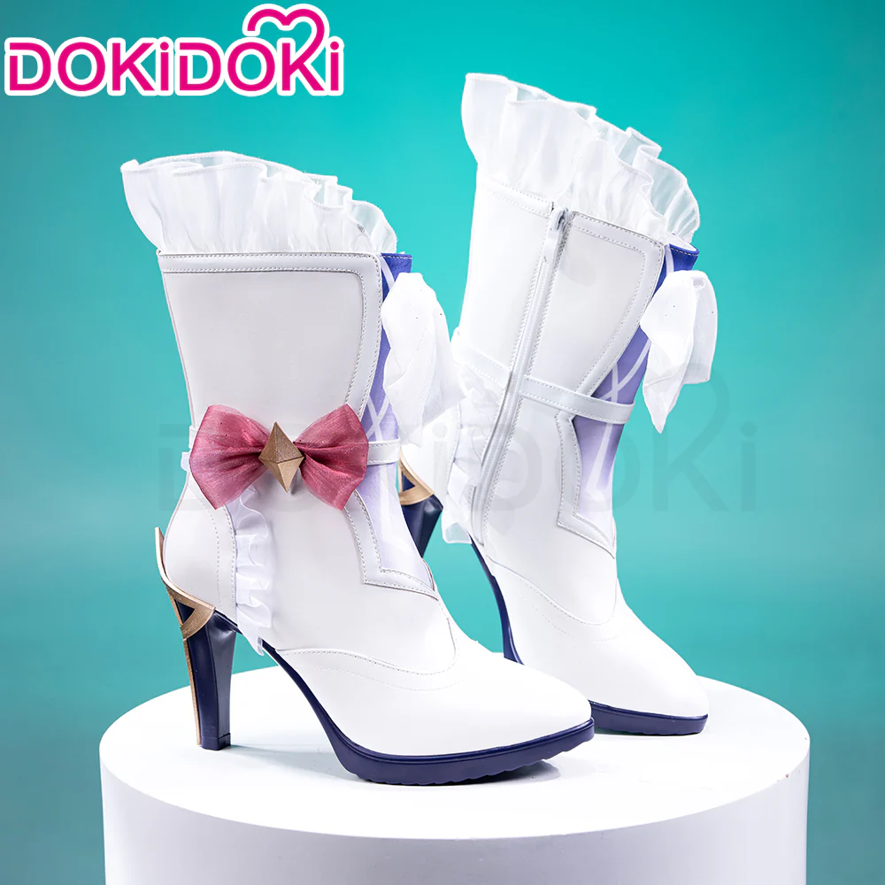 DokiDoki Game Genshin Impact Cosplay Nicole Reeyn Shoes " N " Song of the Welkin Moon - Image 2