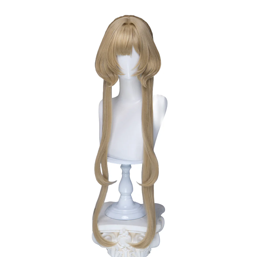 【Ready For Ship】DokiDoki Game Genshin Impact Cosplay Sandrone Wig Long Straight Brown Hair Marionette Song of the Welkin Moon - Image 6