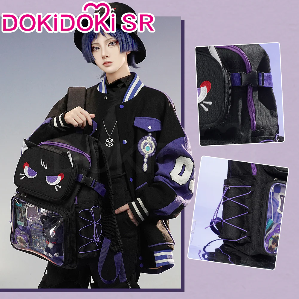 DokiDoki-SR Game Genshin Impact Cosplay Scaramouche Bag Backpack Itabag Cute Wanderer - Image 2