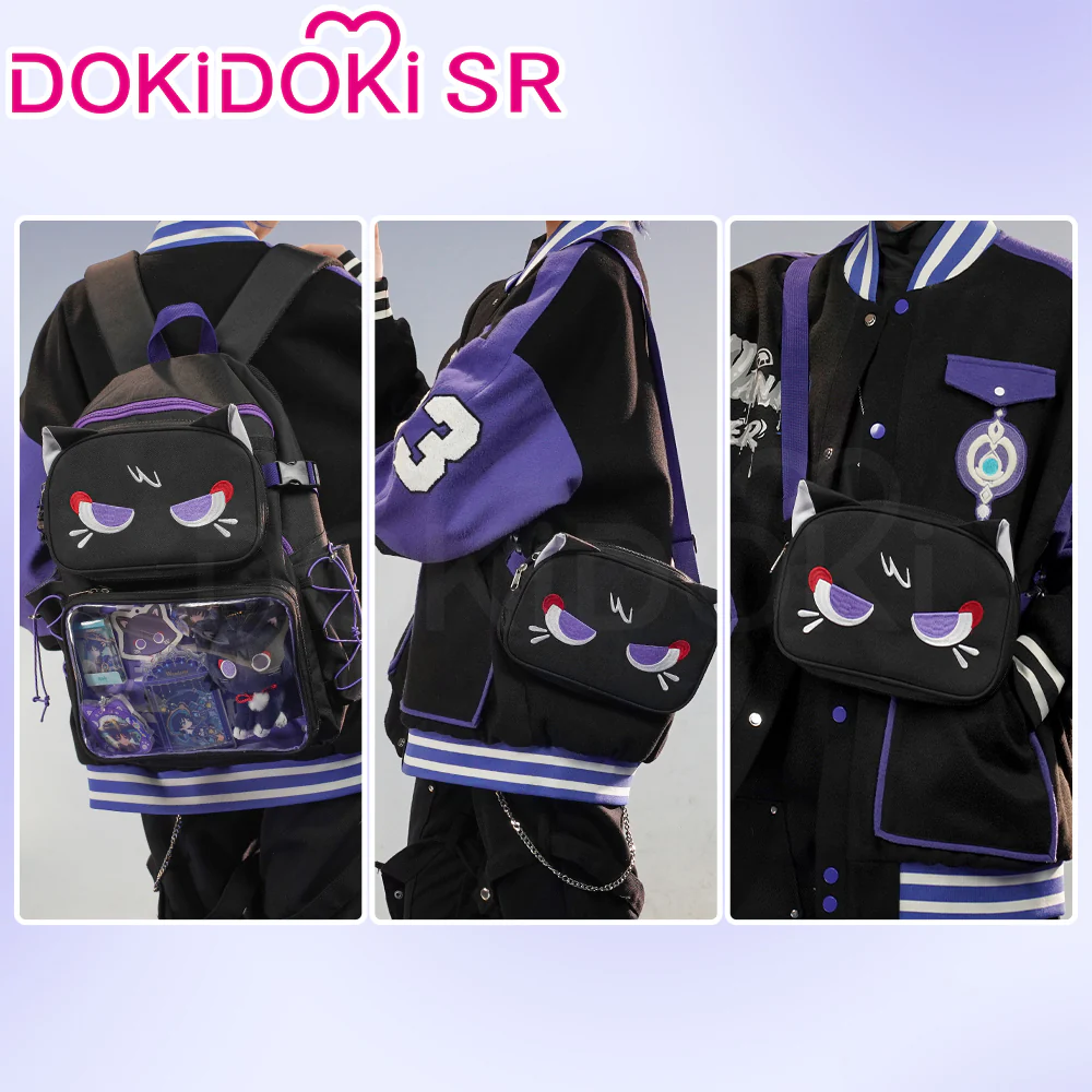 DokiDoki-SR Game Genshin Impact Cosplay Scaramouche Bag Backpack Itabag Cute Wanderer - Image 3