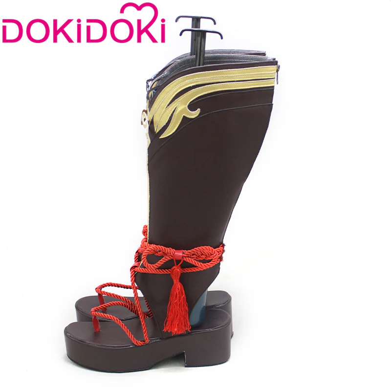【In Stock】DokiDoki Game Genshin Impact Cosplay Shikanoin Heizou Cosplay Shoes - Image 3