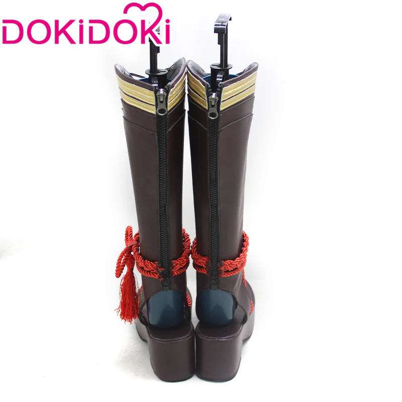 【In Stock】DokiDoki Game Genshin Impact Cosplay Shikanoin Heizou Cosplay Shoes - Image 4