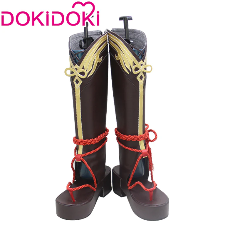 【In Stock】DokiDoki Game Genshin Impact Cosplay Shikanoin Heizou Cosplay Shoes - Image 5