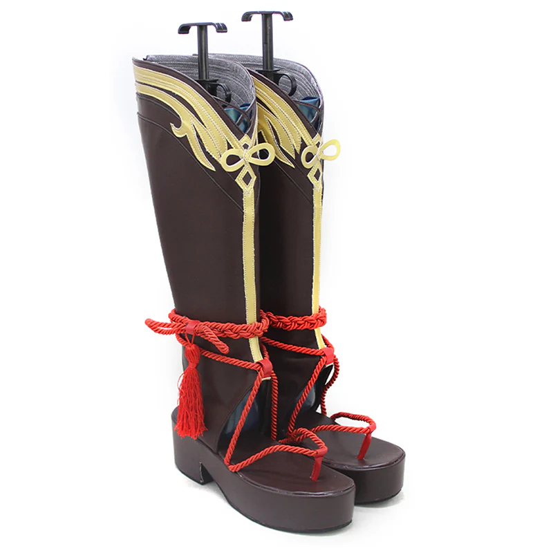 【In Stock】DokiDoki Game Genshin Impact Cosplay Shikanoin Heizou Cosplay Shoes - Image 6