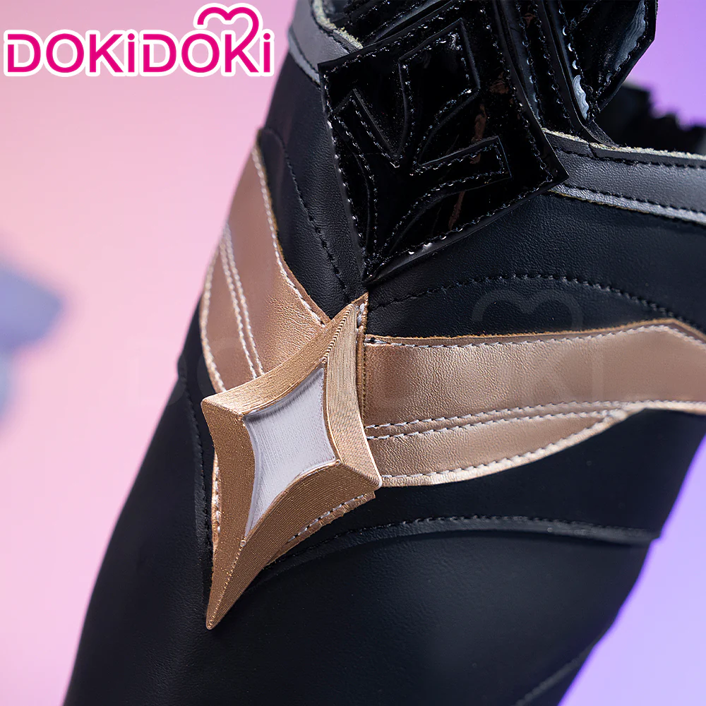 DokiDoki Game Genshin Impact Cosplay Traveler Aether Shoes Kong As Heaven and Earth Are Made Anew - Image 3